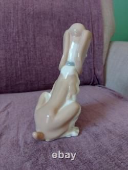 Lladro, Nao Figure Of Sad Hound Dog