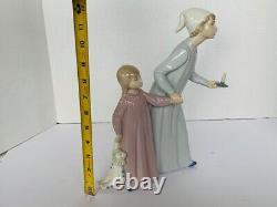 Lladro Nao Figurine 253 Sculpture Ninos Con Miedo Children Fear Box NIB Spain