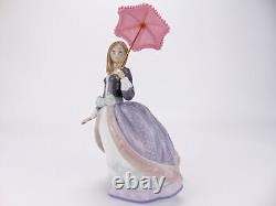 Lladro Nao Figurine Angela 5211 Porcelain Lady Figures Girl with Lace Parasol