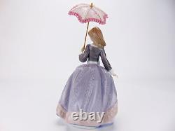 Lladro Nao Figurine Angela 5211 Porcelain Lady Figures Girl with Lace Parasol