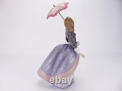 Lladro Nao Figurine Angela 5211 Porcelain Lady Figures Girl with Lace Parasol