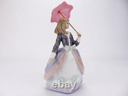 Lladro Nao Figurine Angela 5211 Porcelain Lady Figures Girl with Lace Parasol