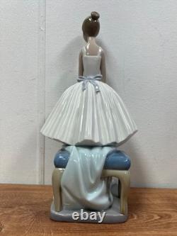 Lladro Nao Figurine Daisa 1983 Dance Ballerina Dance Standing Stool