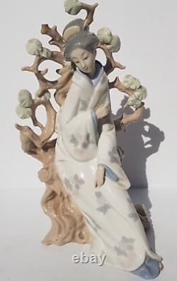 Lladro Nao Figurine Geisha Asian Lady #4807 Retired 28cm Fine Porcelain