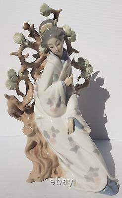 Lladro Nao Figurine Geisha Asian Lady #4807 Retired 28cm Fine Porcelain