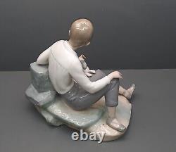 Lladro / Nao Figurine Mark and His Dog 972 24cm