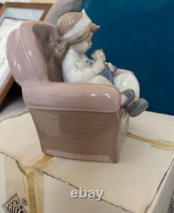 Lladro Nao Figurine, Playing Nurse, Excellent Condition