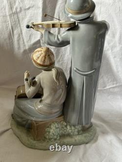 Lladro Nao Figurine Street Musicians 684 Detached Violin Bow & Chello