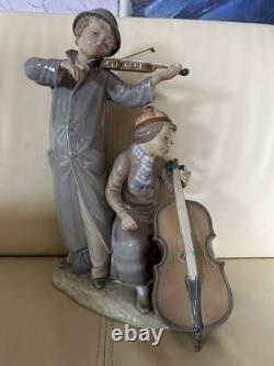 Lladro Nao Figurine Street Musicians 684 Detached Violin Bow & Chello