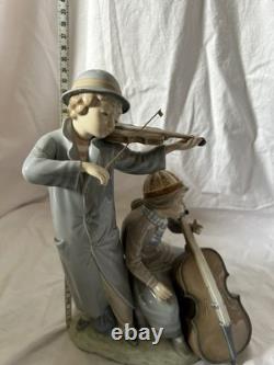 Lladro Nao Figurine Street Musicians 684 Detached Violin Bow & Chello