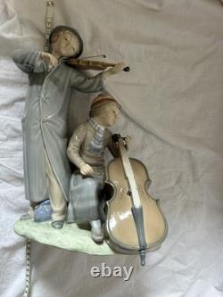 Lladro Nao Figurine Street Musicians 684 Detached Violin Bow & Chello
