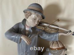 Lladro Nao Figurine Street Musicians 684 Detached Violin Bow & Chello