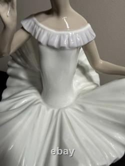 Lladro Nao Girl Playing Flute Figurine Spain 1983 Porcelain