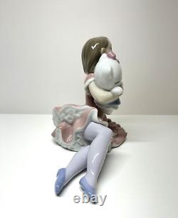 Lladro Nao Girl Playing with Hello Kitty Sanrio Porcelain Figure with Box Spain