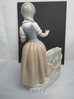 Lladro Nao Girl with Broken Water Jug Porcelain Figurine Collectible