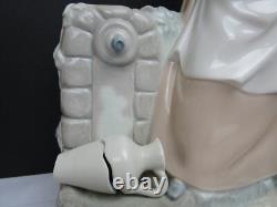 Lladro Nao Girl with Broken Water Jug Porcelain Figurine Collectible