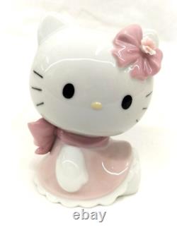 Lladro Nao Hello Kitty Figure Ribbon Collection Porcelain Pink Dress Sanrio BNB