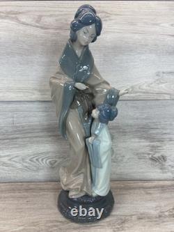 Lladro Nao Japanese Mother & Daughter Glossy Figurine #0279 New With Tags Asian