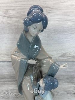 Lladro Nao Japanese Mother & Daughter Glossy Figurine #0279 New With Tags Asian