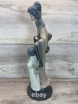 Lladro Nao Japanese Mother & Daughter Glossy Figurine #0279 New With Tags Asian