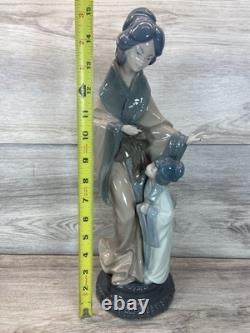 Lladro Nao Japanese Mother & Daughter Glossy Figurine #0279 New With Tags Asian