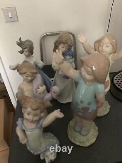 Lladro/ Nao Job Lot. 6 Figures. One Figure 1985 The Other 5 Figure 2004 Dasia