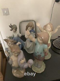 Lladro/ Nao Job Lot. 6 Figures. One Figure 1985 The Other 5 Figure 2004 Dasia