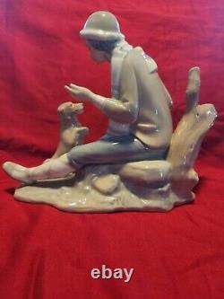 Lladro Nao'Lesson For the Dog' #140 Figurine