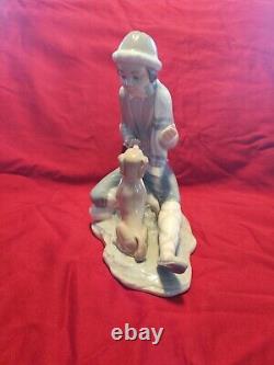 Lladro Nao'Lesson For the Dog' #140 Figurine