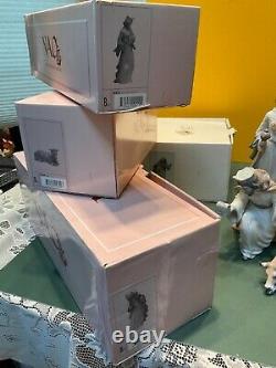 Lladro Nao Nativity Kings Gaspar 412 Melchor 413 Baltasar 414 Buey 309 +6 figure