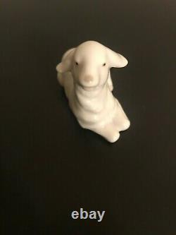 Lladro Nao Nativity Lamb Very Rare Mint Condition Fast Shipping