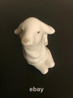 Lladro Nao Nativity Lamb Very Rare Mint Condition Fast Shipping