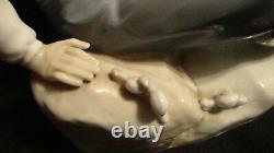 Lladro Nao No. 175 Boy Figure with snails Handpainted Porcelain RARE & Vintage