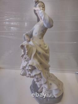 Lladro Nao Porcelain Figurine Flamenco Dancer 35cm Spain Good Condition