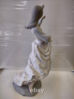 Lladro Nao Porcelain Figurine Flamenco Dancer 35cm Spain Good Condition