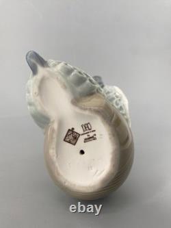 Lladro Nao Porcelain Figurine Girl Tying Shoe Girl Vintage