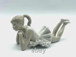 Lladro Nao Porcelain Figurine Thoughtful Ballerina Ballet Pensativa 00149 L22.5