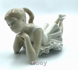 Lladro Nao Porcelain Figurine Thoughtful Ballerina Ballet Pensativa 00149 L22.5