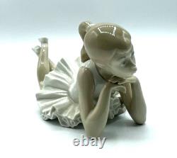Lladro Nao Porcelain Figurine Thoughtful Ballerina Ballet Pensativa 00149 L22.5