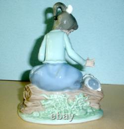 Lladro Nao STORIES To LULU Let's Rest Figurine 1091 Girl & Puppy on Log Boxed
