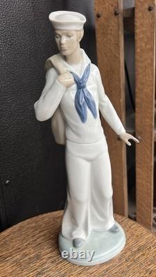 Lladro Nao Sailor Figurine #429 A Long Voyage 11 Porcelain Retired Spain