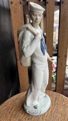 Lladro Nao Sailor Figurine #429 A Long Voyage 11 Porcelain Retired Spain