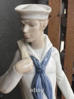 Lladro Nao Sailor Figurine #429 A Long Voyage 11 Porcelain Retired Spain