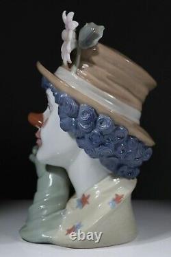 Lladro Nao figure clown circus carnival Spain box 5542 Melancholy Head Bust AE1