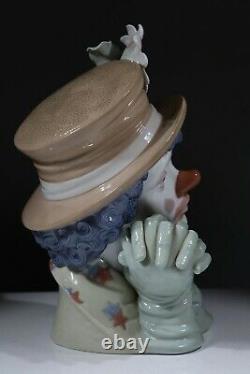 Lladro Nao figure clown circus carnival Spain box 5542 Melancholy Head Bust AE1