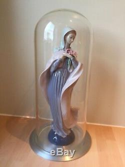 Lladro Our Lady With Flowers Virgen Con Ramo 05171 Holy Virgin Mary