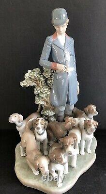 Lladro Pack of Hunting Dogs. 5342. Limited Edition