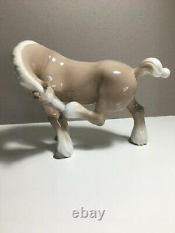 Lladro Percheron Horse RARE