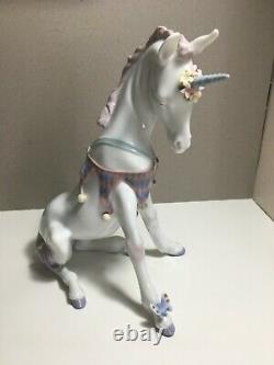 Lladro Playful Unicorn RARE