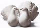 Lladro Porcelain Couple Pair of Doves Birds Figure Figurine Ornament 01001169